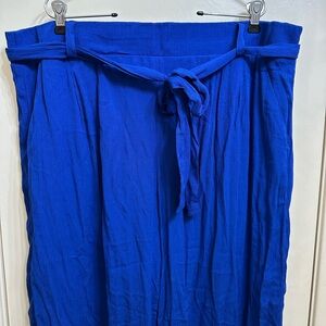 Torrid Blue Gauze Culotte Pants SZ 2 18/20 Brand new with tags!